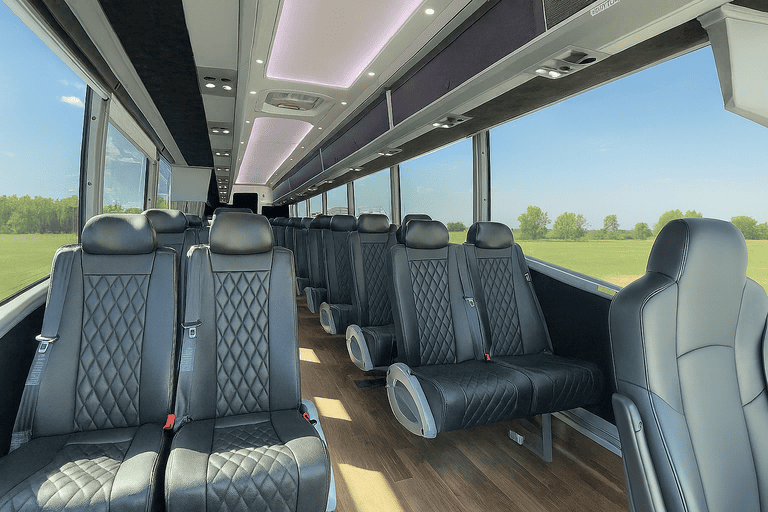 coach bus in Santa Ana