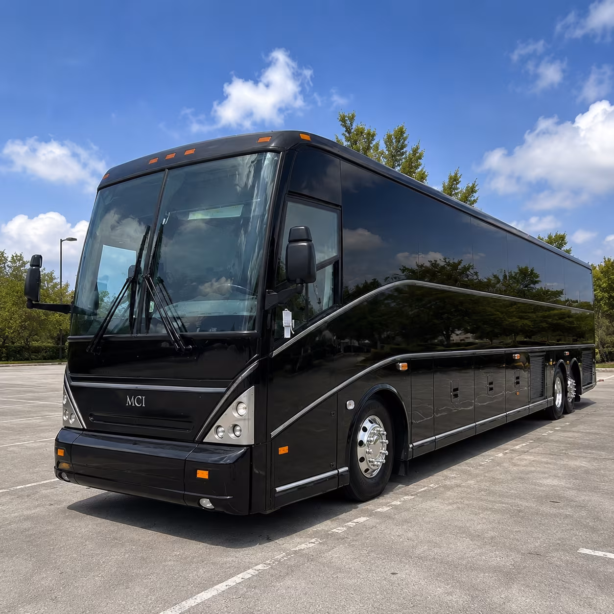 charter buses for large santa ana high school prom groups