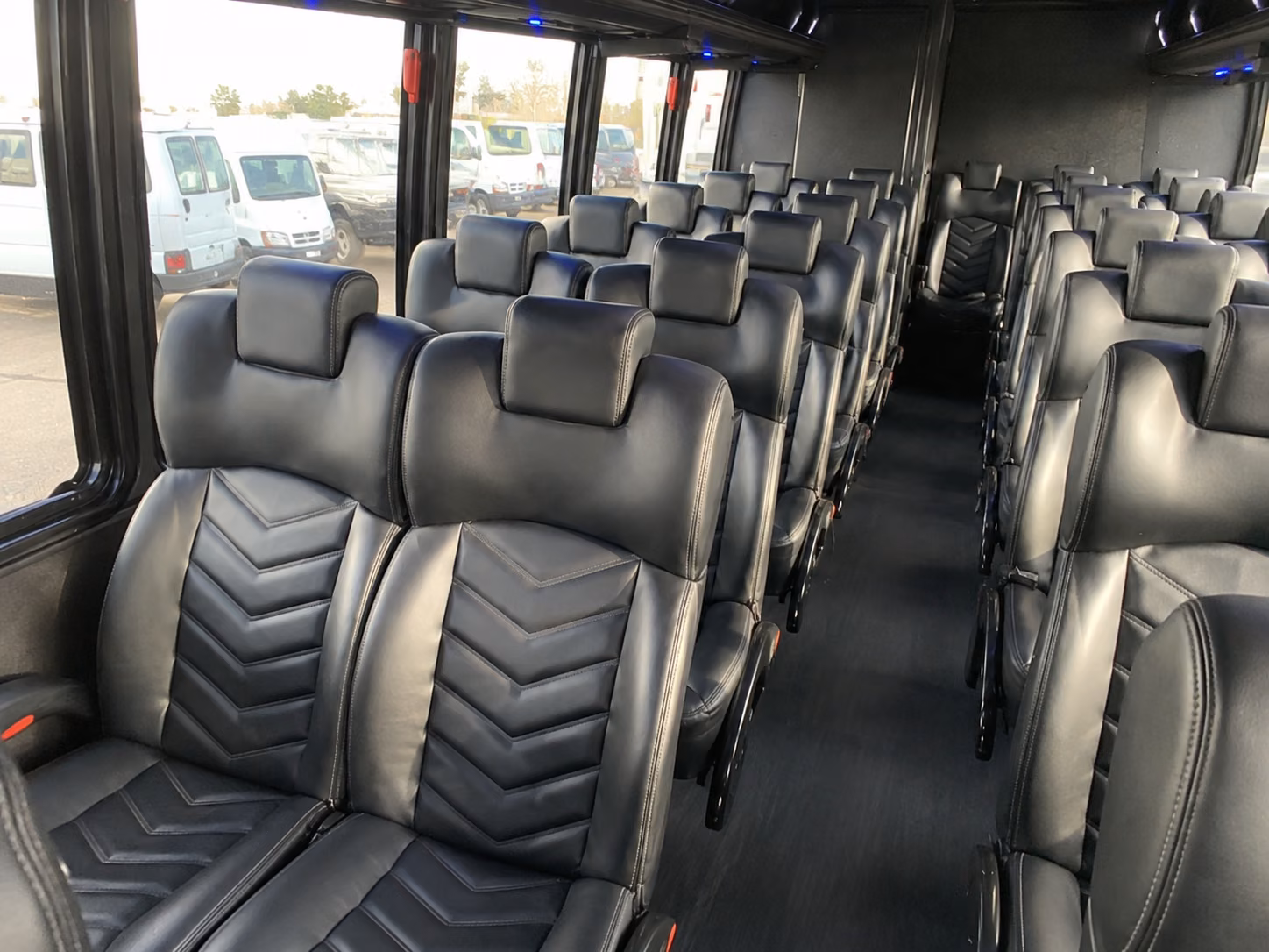 santa ana 20 passenger minibus inside