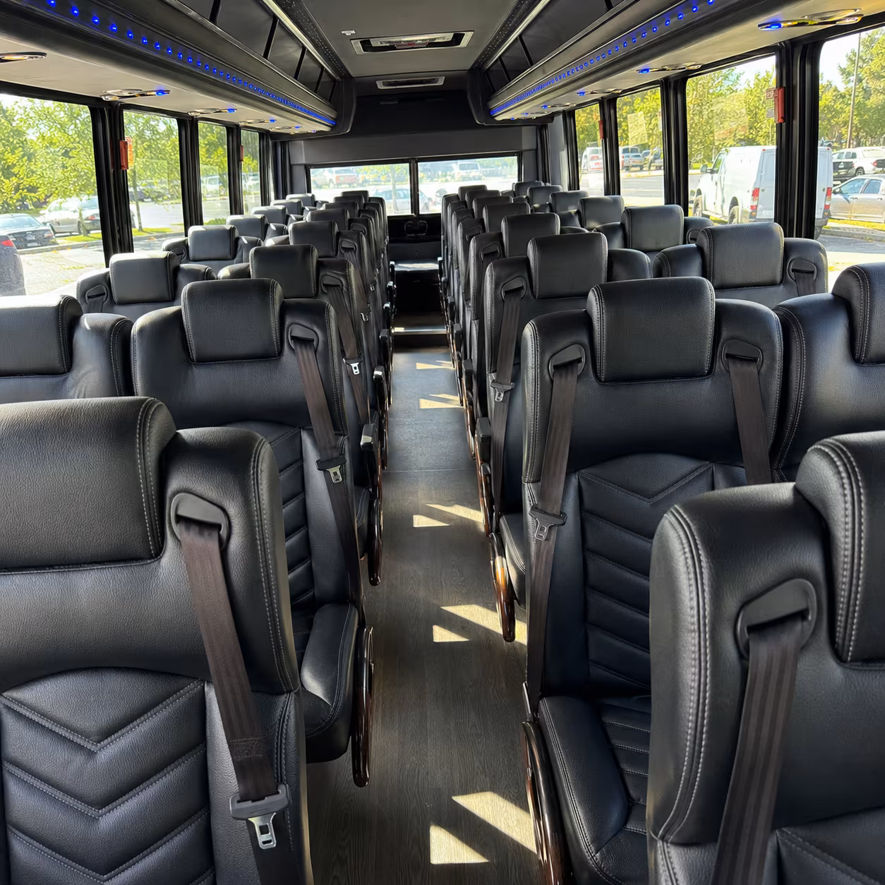 santa ana 25 passenger minibus inside