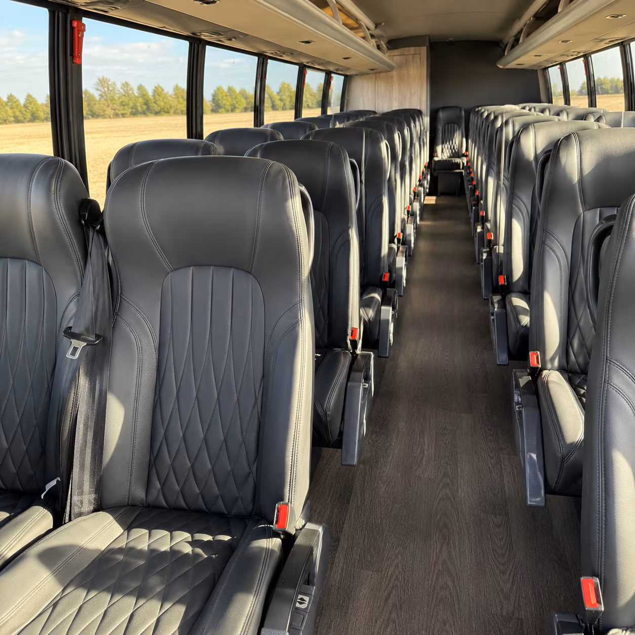 santa ana 25 passenger minibus interior