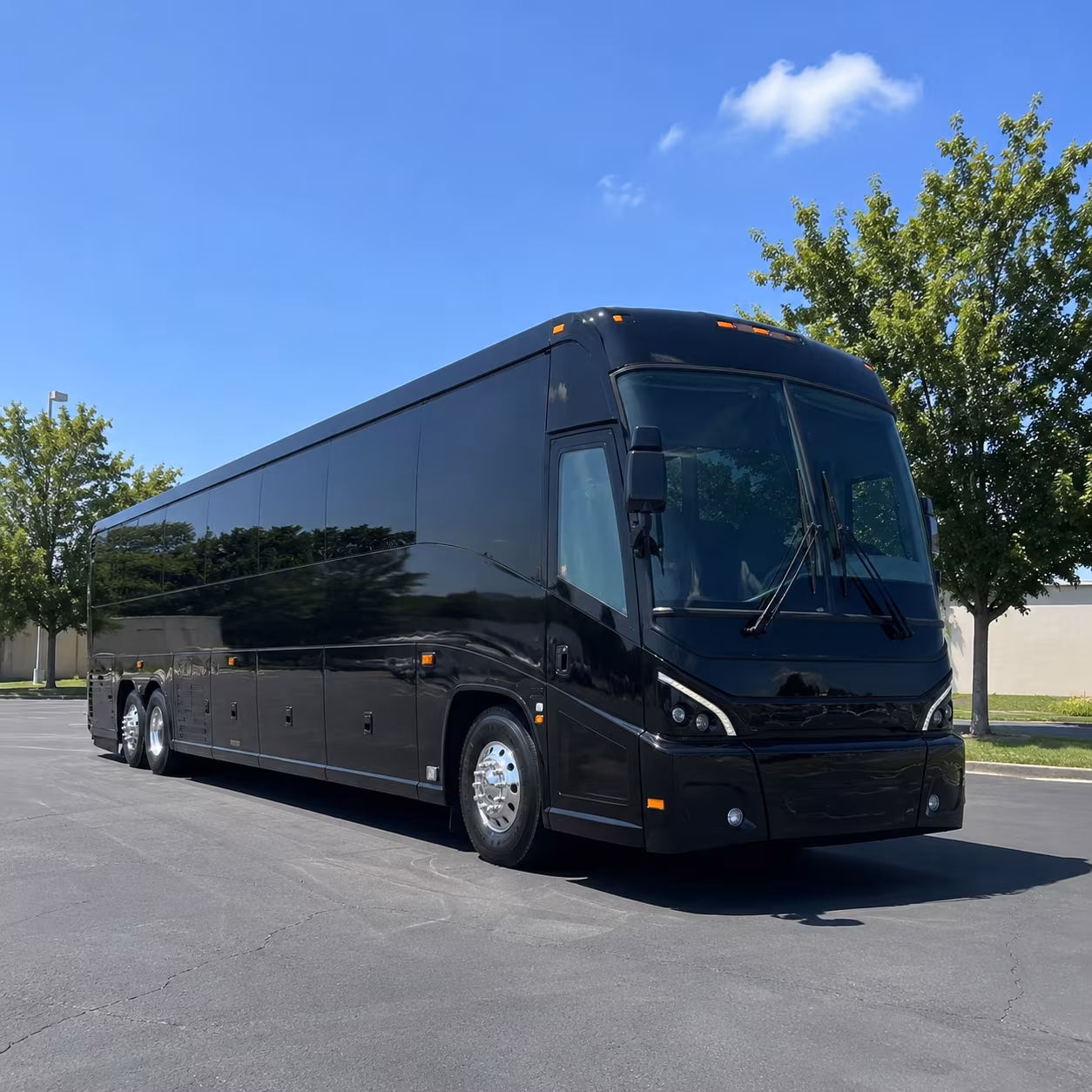 santa ana 56 passenger charter bus