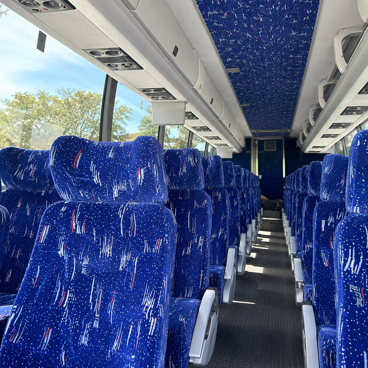 santa ana birthday party transportation onboard seating