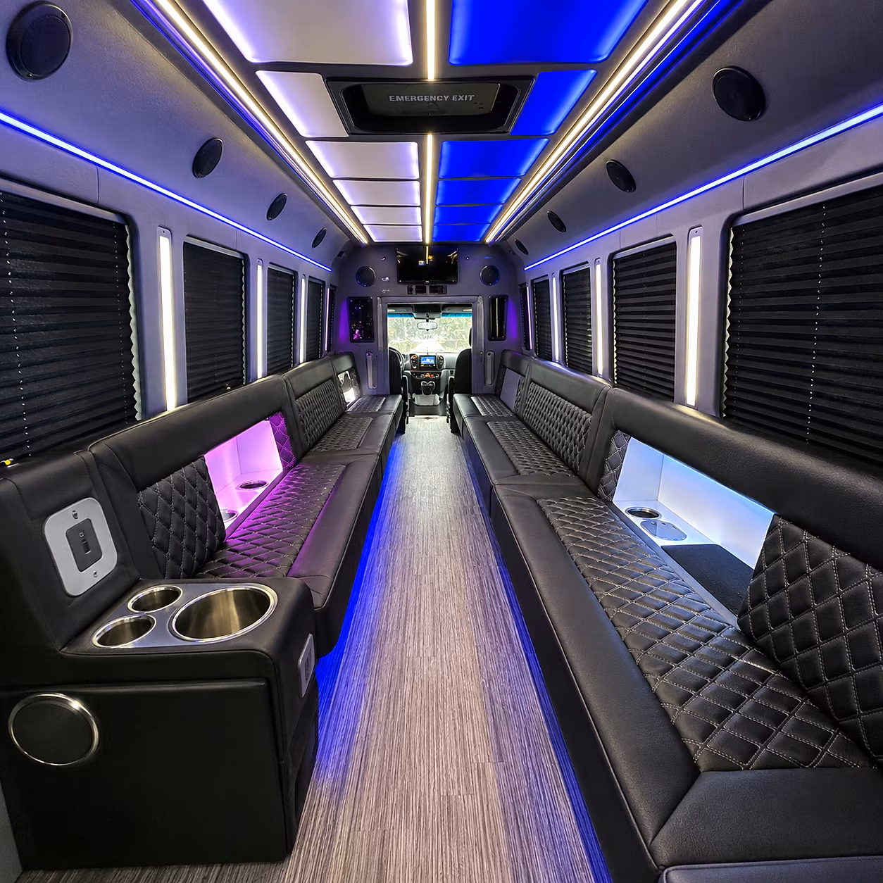 santa ana concert party bus rental