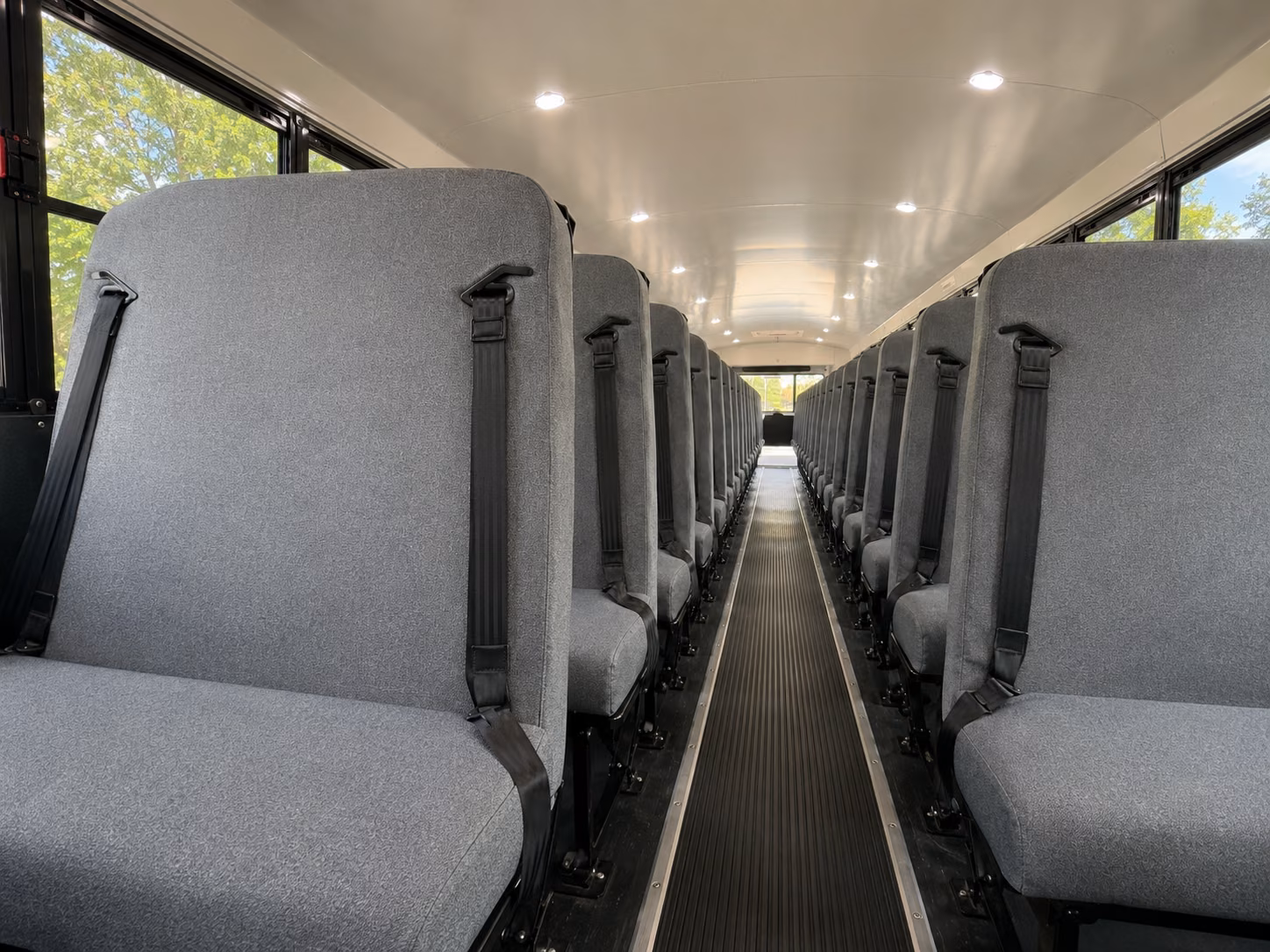 santa ana school bus interior