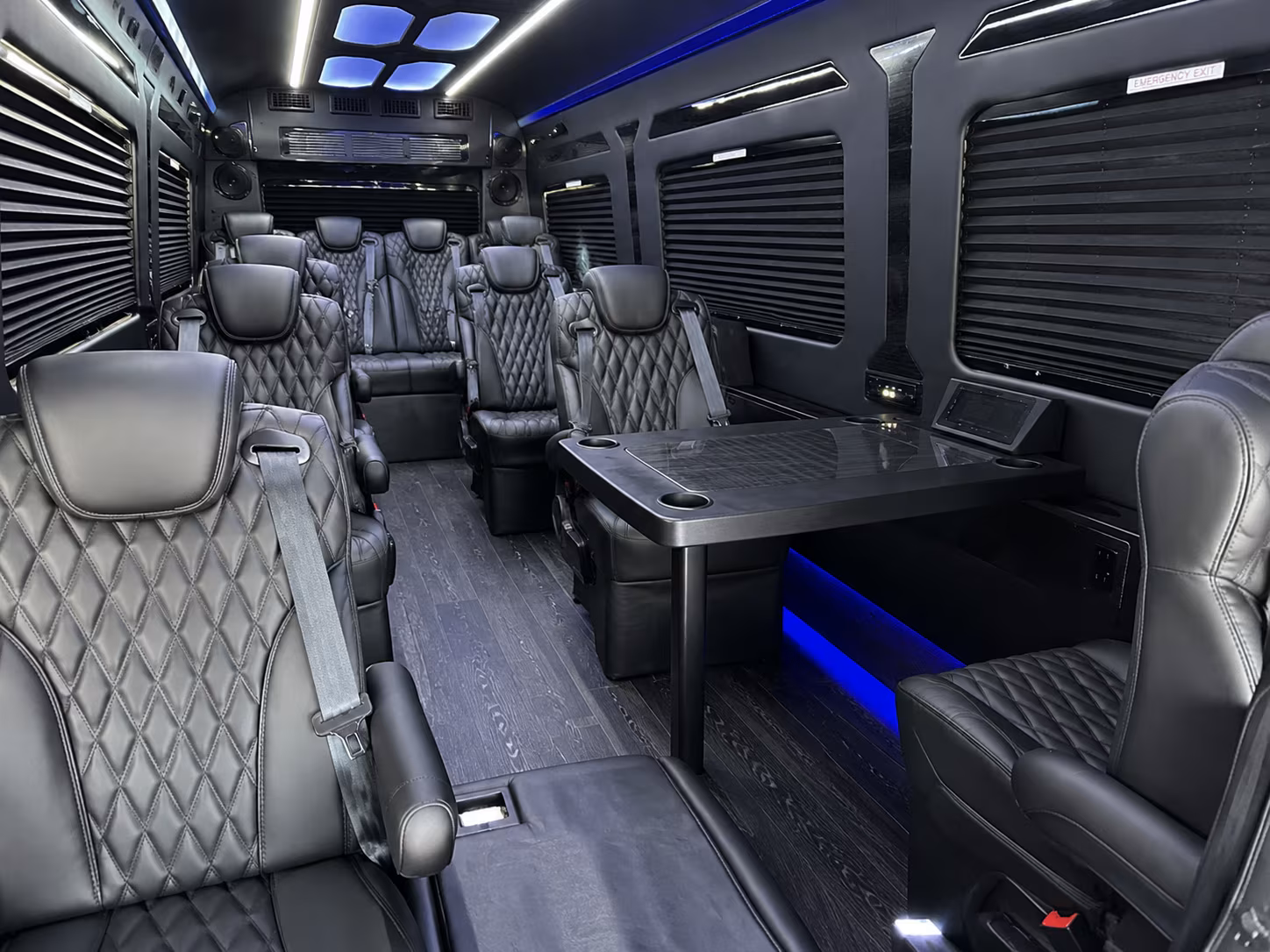 santa ana sporting event transportation onboard seating